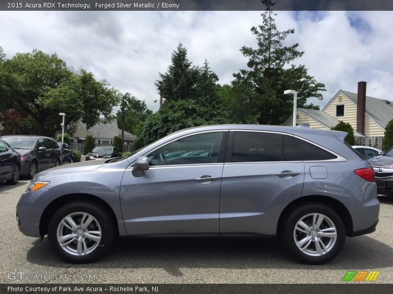 Forged Silver Metallic / Ebony 2015 Acura RDX Technology