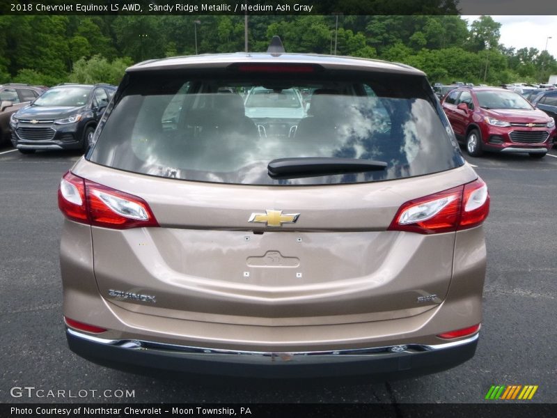 Sandy Ridge Metallic / Medium Ash Gray 2018 Chevrolet Equinox LS AWD
