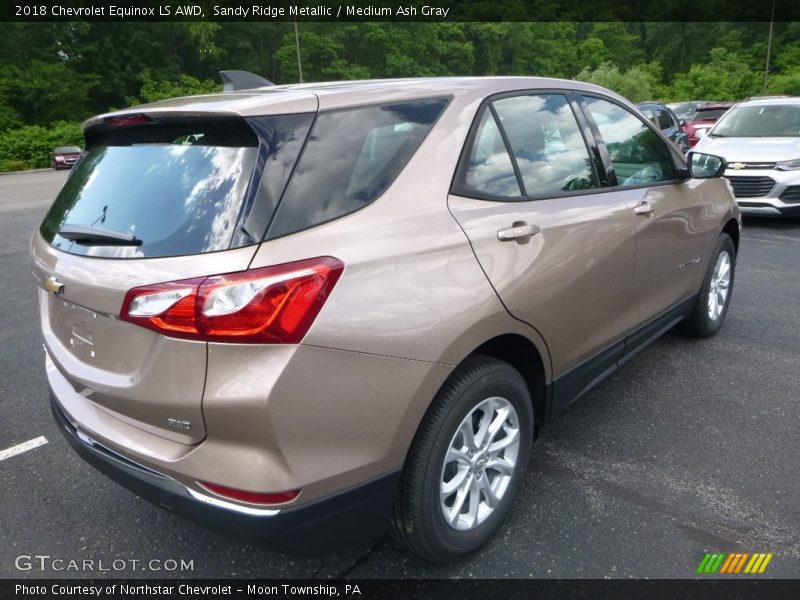 Sandy Ridge Metallic / Medium Ash Gray 2018 Chevrolet Equinox LS AWD