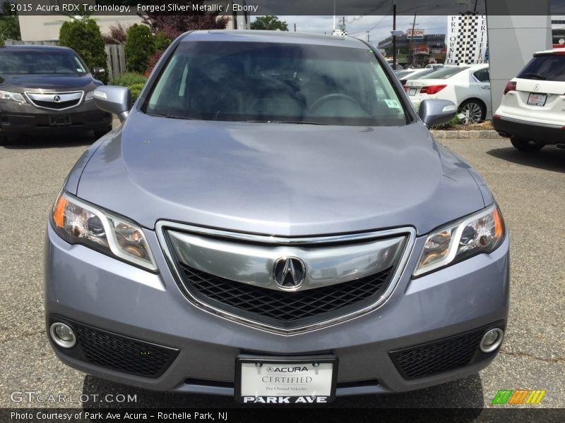 Forged Silver Metallic / Ebony 2015 Acura RDX Technology