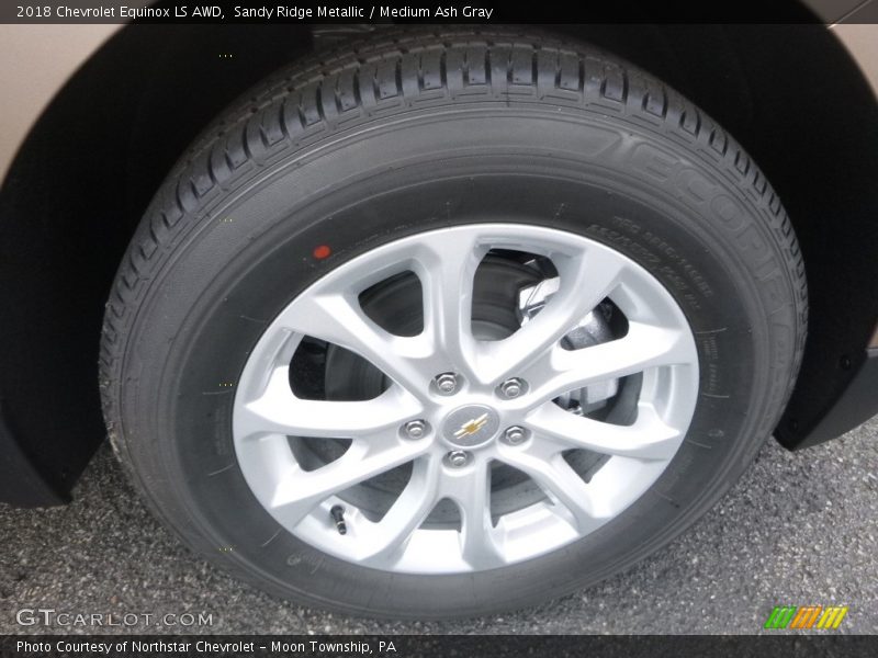 Sandy Ridge Metallic / Medium Ash Gray 2018 Chevrolet Equinox LS AWD