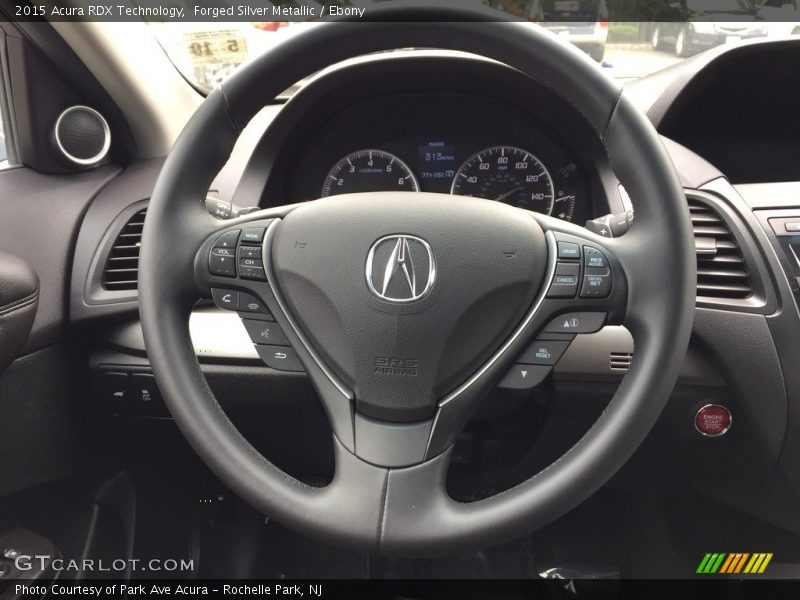 Forged Silver Metallic / Ebony 2015 Acura RDX Technology