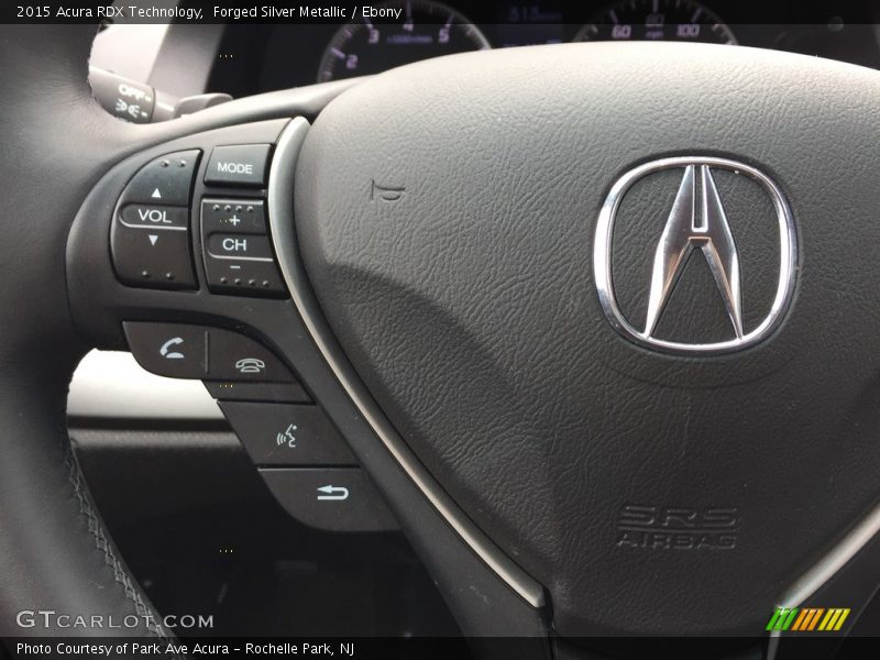 Forged Silver Metallic / Ebony 2015 Acura RDX Technology