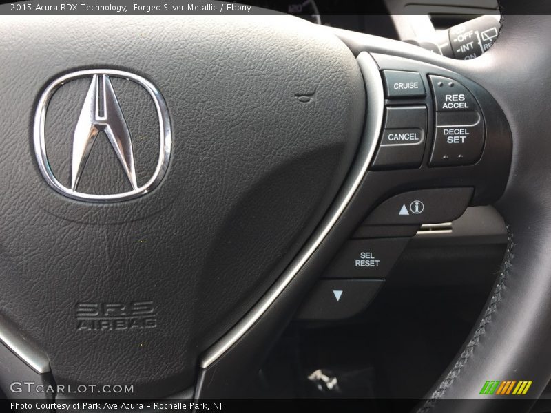 Forged Silver Metallic / Ebony 2015 Acura RDX Technology