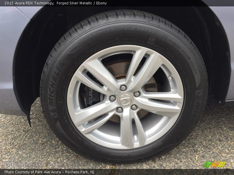 Forged Silver Metallic / Ebony 2015 Acura RDX Technology