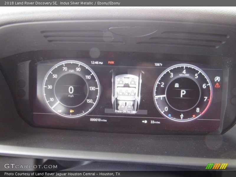 Indus Silver Metallic / Ebony/Ebony 2018 Land Rover Discovery SE