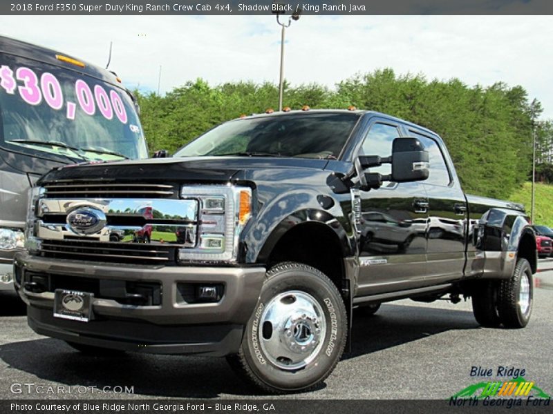 Shadow Black / King Ranch Java 2018 Ford F350 Super Duty King Ranch Crew Cab 4x4