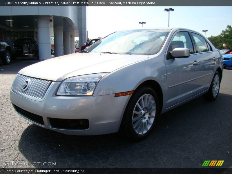 Silver Frost Metallic / Dark Charcoal/Medium Light Stone 2006 Mercury Milan V6 Premier