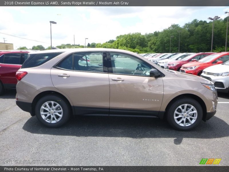 Sandy Ridge Metallic / Medium Ash Gray 2018 Chevrolet Equinox LS AWD