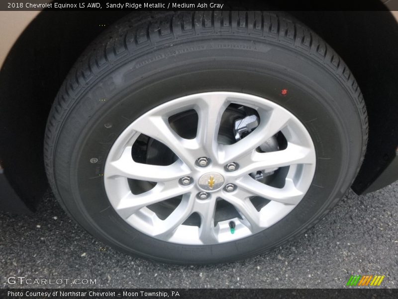Sandy Ridge Metallic / Medium Ash Gray 2018 Chevrolet Equinox LS AWD