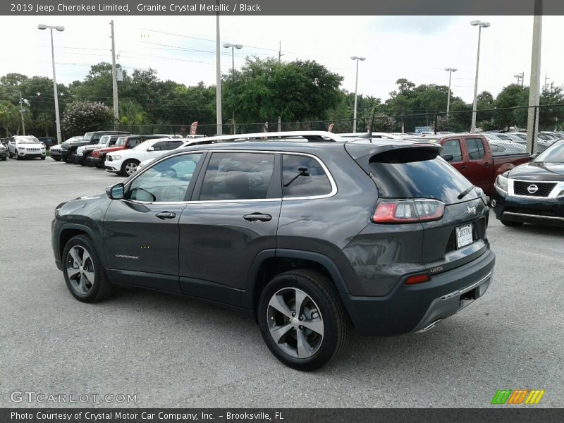 Granite Crystal Metallic / Black 2019 Jeep Cherokee Limited