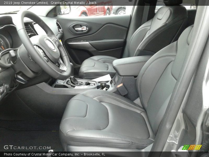 Granite Crystal Metallic / Black 2019 Jeep Cherokee Limited