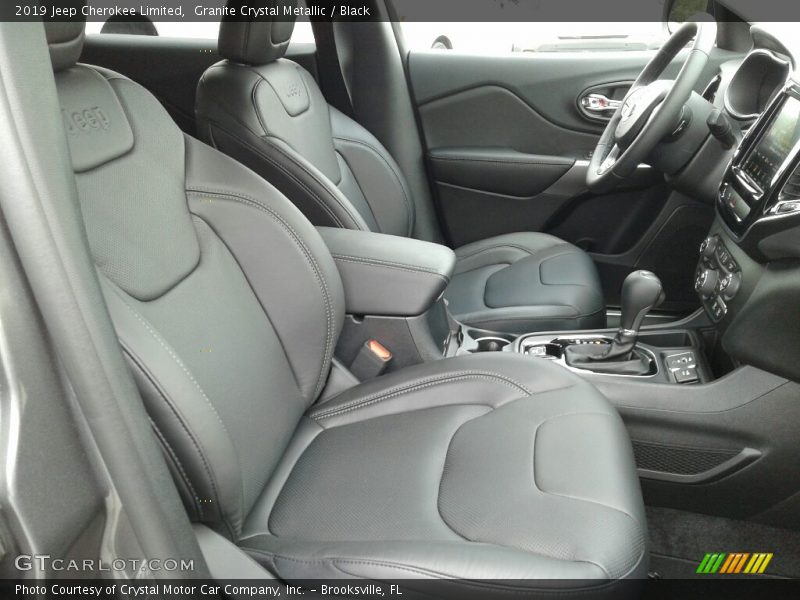 Granite Crystal Metallic / Black 2019 Jeep Cherokee Limited