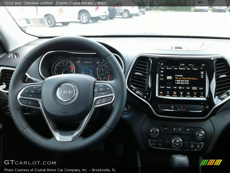 Granite Crystal Metallic / Black 2019 Jeep Cherokee Limited