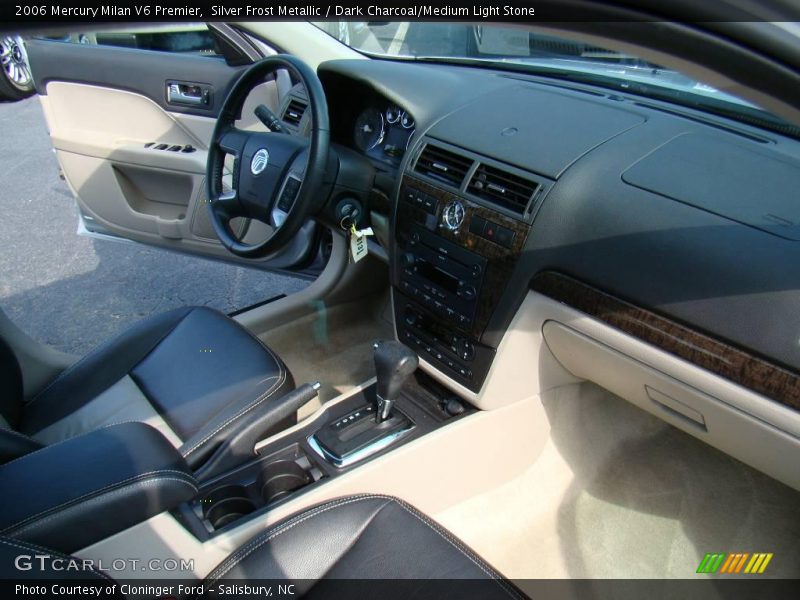 Silver Frost Metallic / Dark Charcoal/Medium Light Stone 2006 Mercury Milan V6 Premier