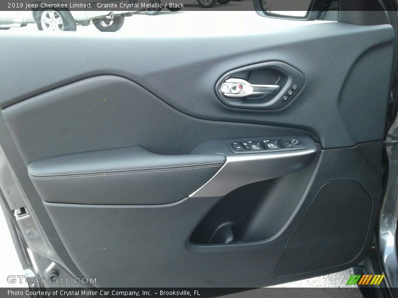 Granite Crystal Metallic / Black 2019 Jeep Cherokee Limited