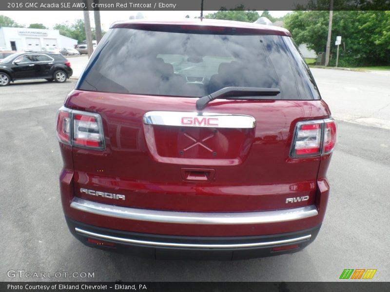 Crimson Red Tintcoat / Ebony 2016 GMC Acadia SLE AWD