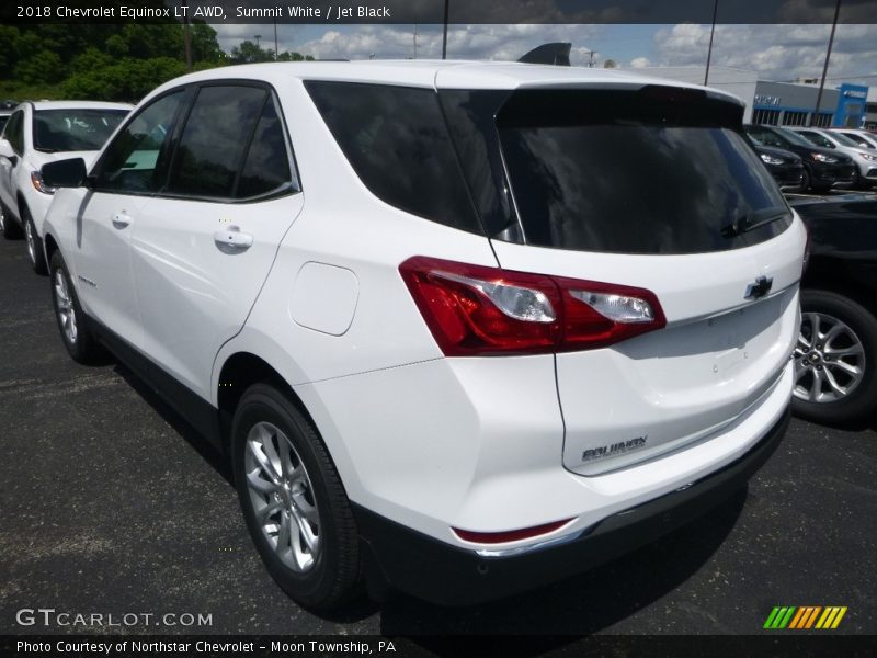 Summit White / Jet Black 2018 Chevrolet Equinox LT AWD