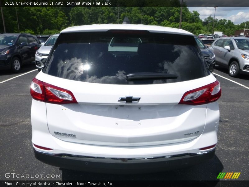 Summit White / Jet Black 2018 Chevrolet Equinox LT AWD