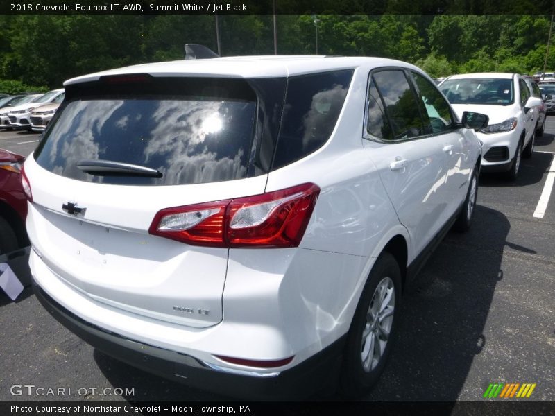 Summit White / Jet Black 2018 Chevrolet Equinox LT AWD