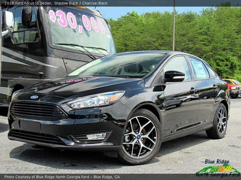 Shadow Black / Charcoal Black 2018 Ford Focus SE Sedan