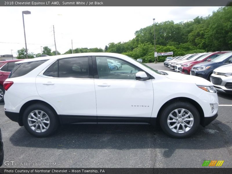 Summit White / Jet Black 2018 Chevrolet Equinox LT AWD