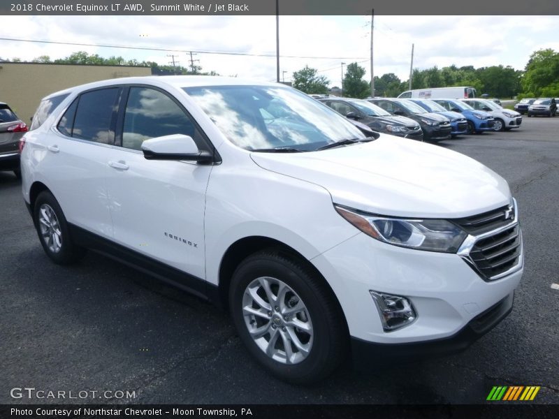 Summit White / Jet Black 2018 Chevrolet Equinox LT AWD