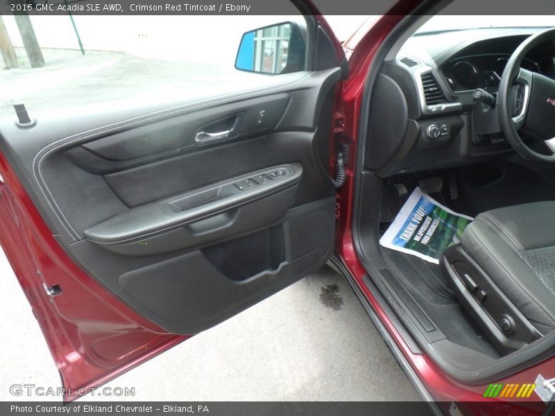 Crimson Red Tintcoat / Ebony 2016 GMC Acadia SLE AWD