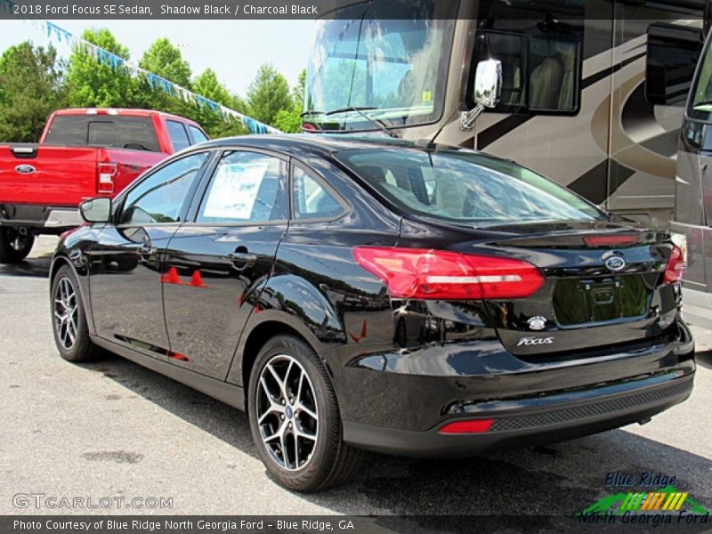 Shadow Black / Charcoal Black 2018 Ford Focus SE Sedan