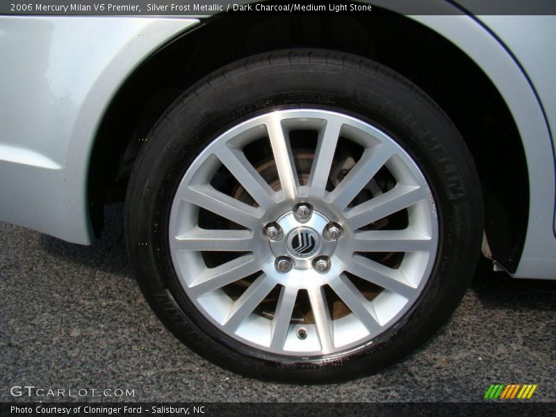 Silver Frost Metallic / Dark Charcoal/Medium Light Stone 2006 Mercury Milan V6 Premier