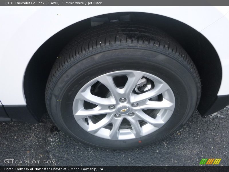 Summit White / Jet Black 2018 Chevrolet Equinox LT AWD