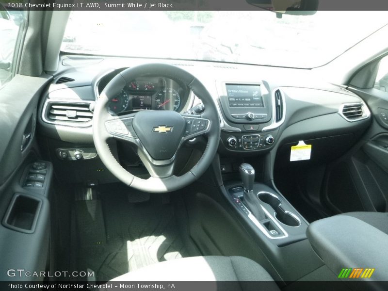 Summit White / Jet Black 2018 Chevrolet Equinox LT AWD