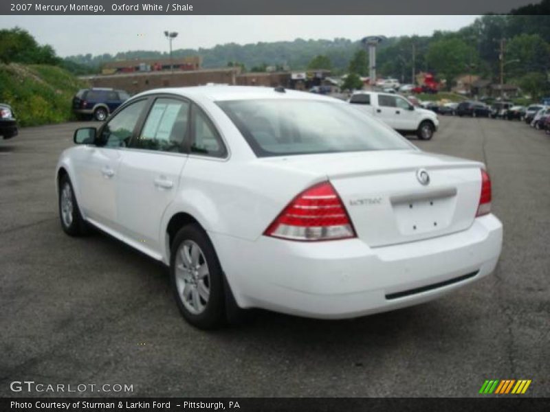 Oxford White / Shale 2007 Mercury Montego