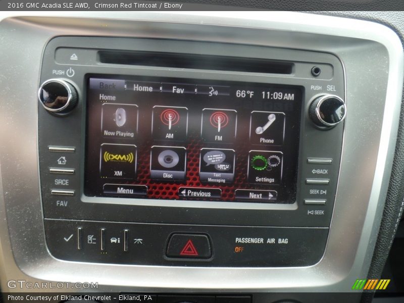 Crimson Red Tintcoat / Ebony 2016 GMC Acadia SLE AWD