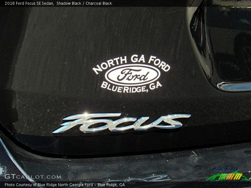 Shadow Black / Charcoal Black 2018 Ford Focus SE Sedan