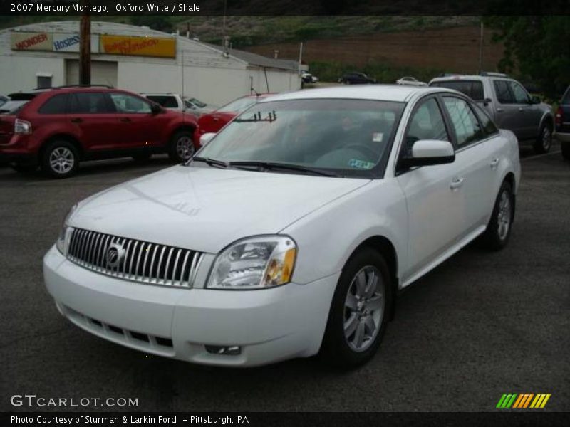 Oxford White / Shale 2007 Mercury Montego
