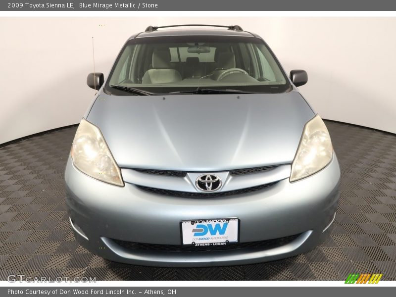 Blue Mirage Metallic / Stone 2009 Toyota Sienna LE