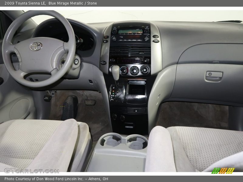 Blue Mirage Metallic / Stone 2009 Toyota Sienna LE