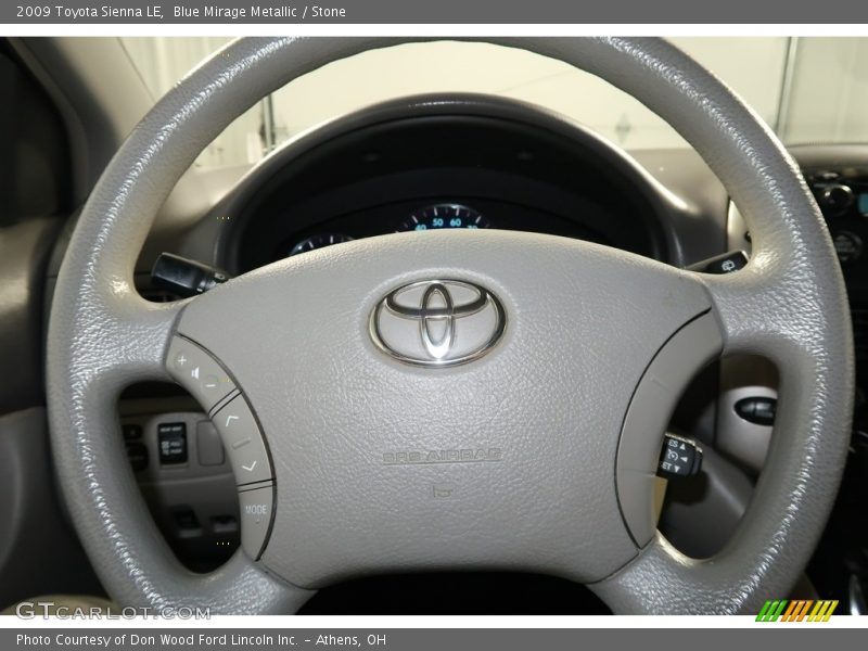 Blue Mirage Metallic / Stone 2009 Toyota Sienna LE