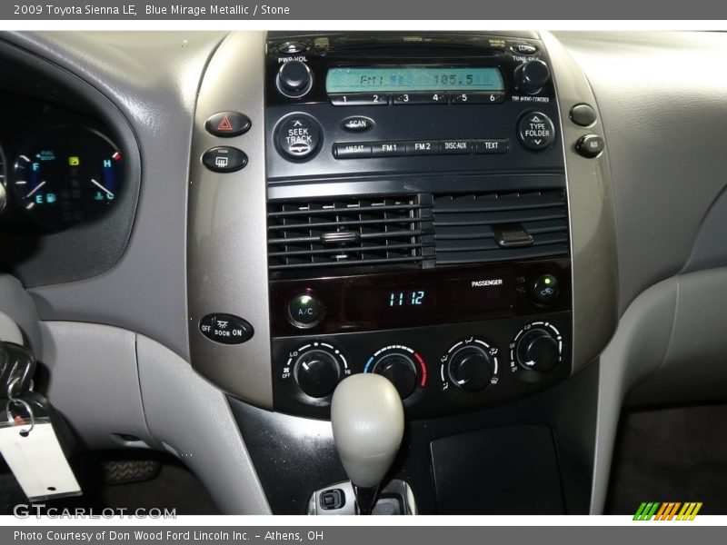 Blue Mirage Metallic / Stone 2009 Toyota Sienna LE