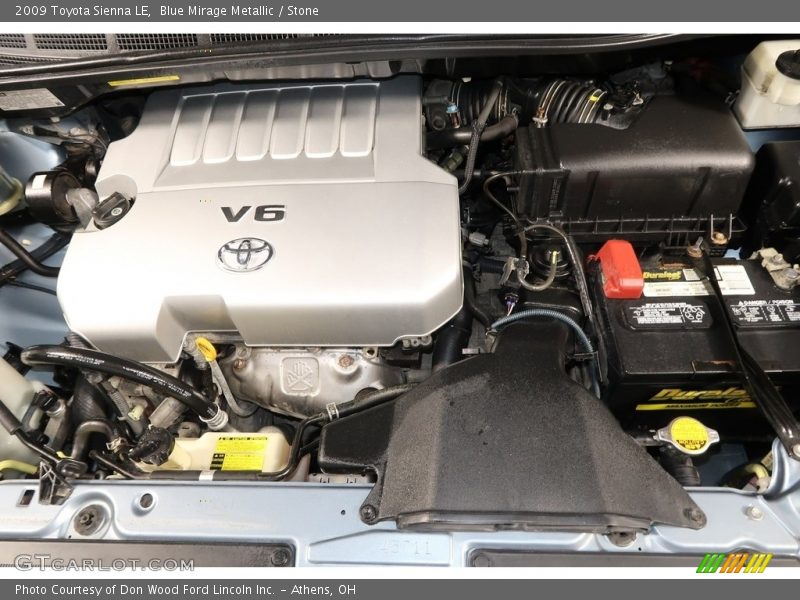 Blue Mirage Metallic / Stone 2009 Toyota Sienna LE