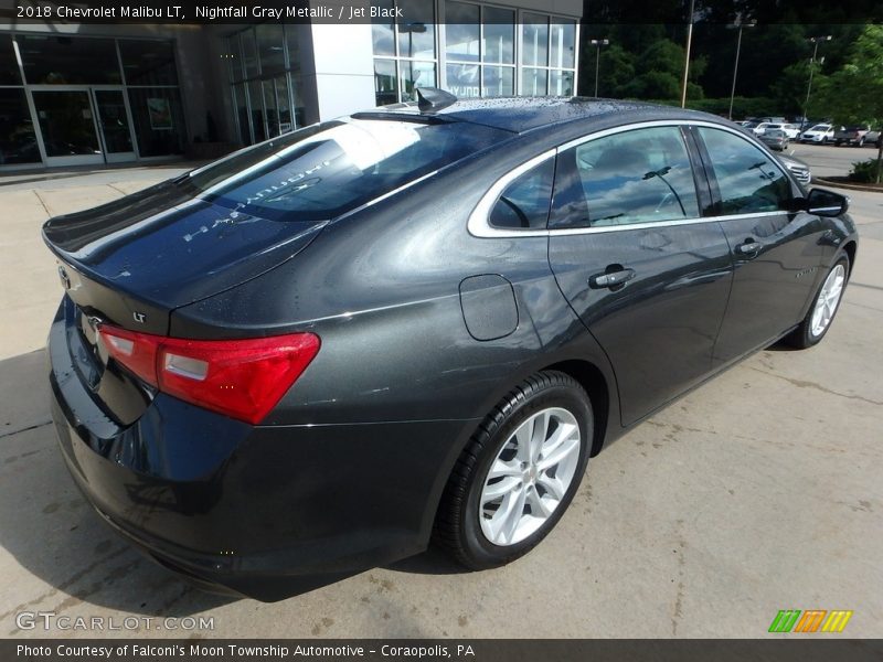 Nightfall Gray Metallic / Jet Black 2018 Chevrolet Malibu LT