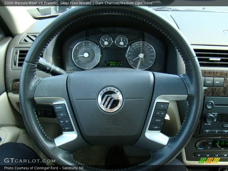 Silver Frost Metallic / Dark Charcoal/Medium Light Stone 2006 Mercury Milan V6 Premier
