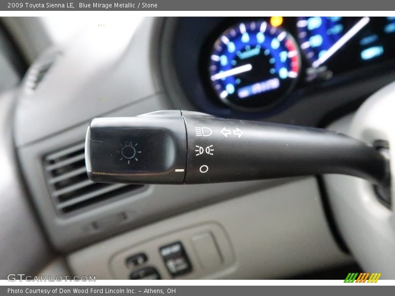 Blue Mirage Metallic / Stone 2009 Toyota Sienna LE