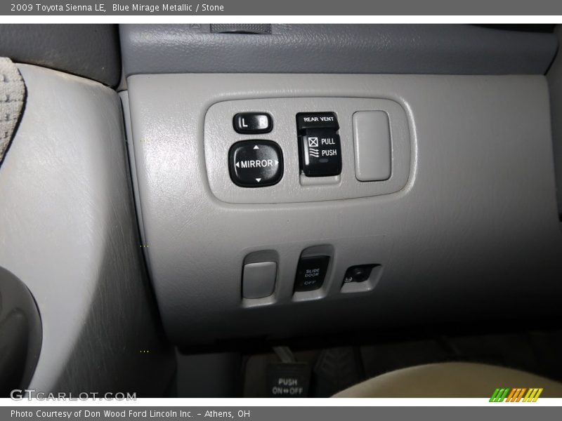Blue Mirage Metallic / Stone 2009 Toyota Sienna LE