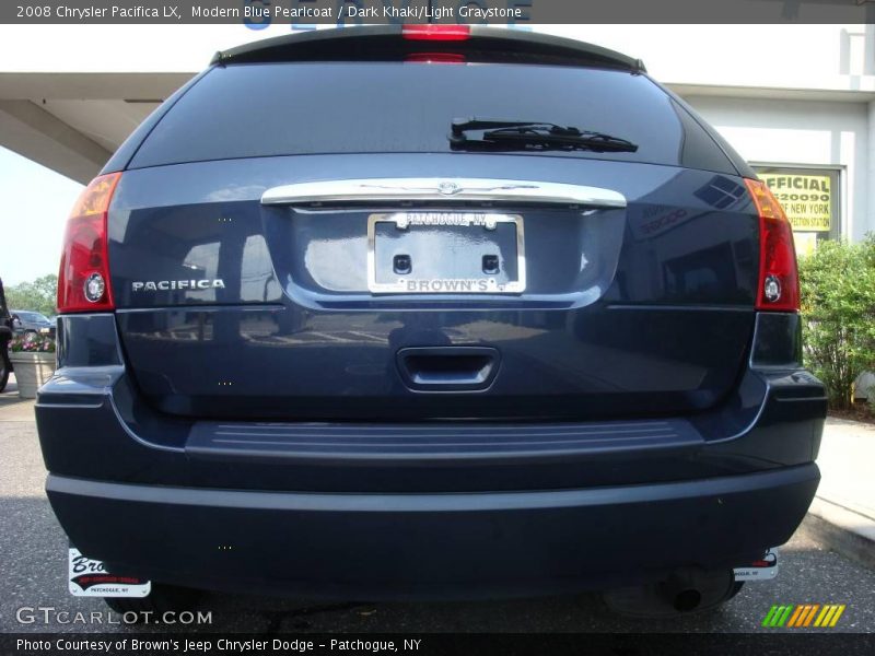 Modern Blue Pearlcoat / Dark Khaki/Light Graystone 2008 Chrysler Pacifica LX