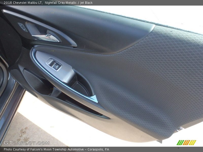 Nightfall Gray Metallic / Jet Black 2018 Chevrolet Malibu LT