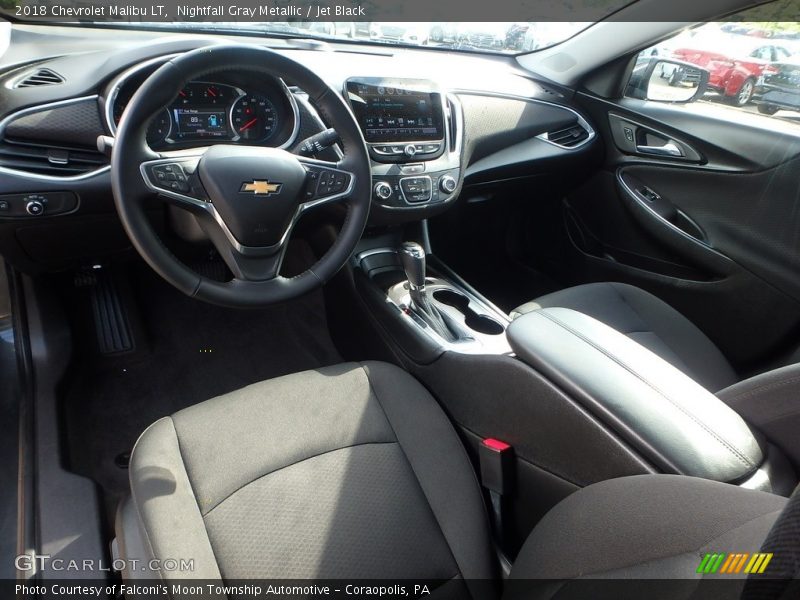 Nightfall Gray Metallic / Jet Black 2018 Chevrolet Malibu LT