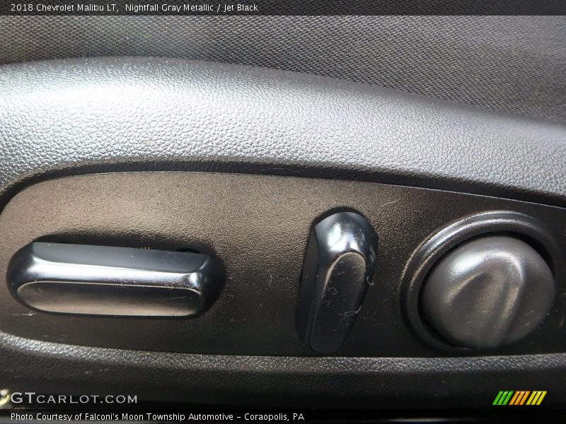 Nightfall Gray Metallic / Jet Black 2018 Chevrolet Malibu LT