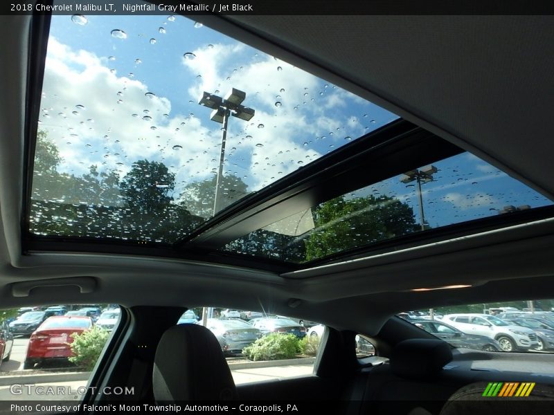 Nightfall Gray Metallic / Jet Black 2018 Chevrolet Malibu LT